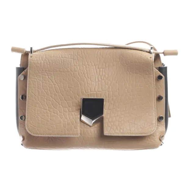 Schultertasche, in Braun, Leder, Jimmy Choo