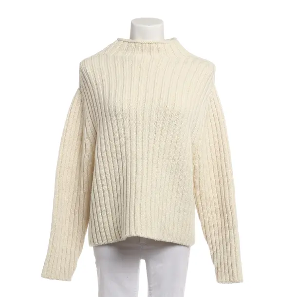 Maglione, in Beige, Lana, Chiuso