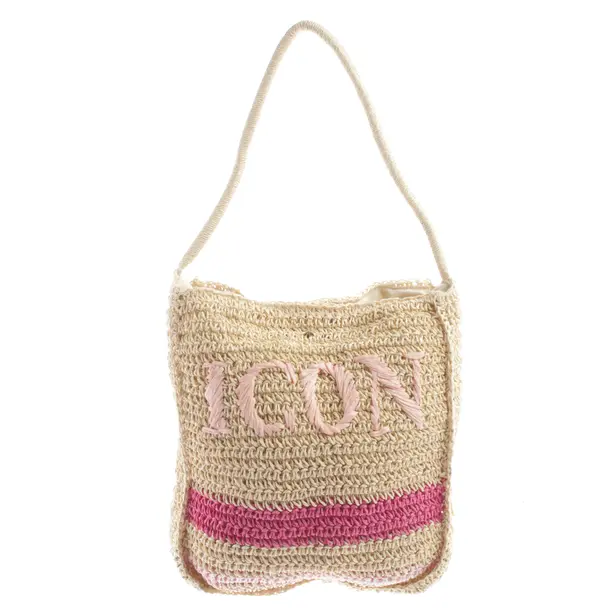 Shoulder Bag, in Multicolored, Straw, Patrizia Pepe