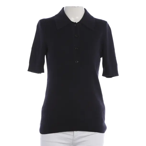 Poloshirt, in Navy, Baumwolle, Closed