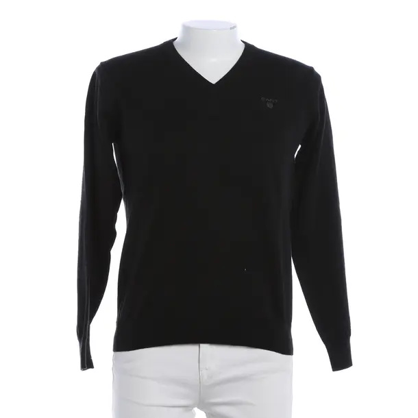 Pullover, in Schwarz, Baumwolle, Gant