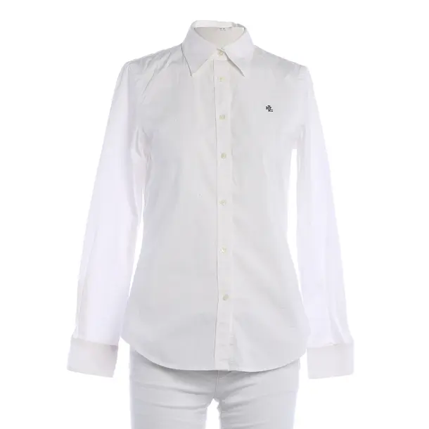 Blouse, in White, Cotton, Polo Ralph Lauren