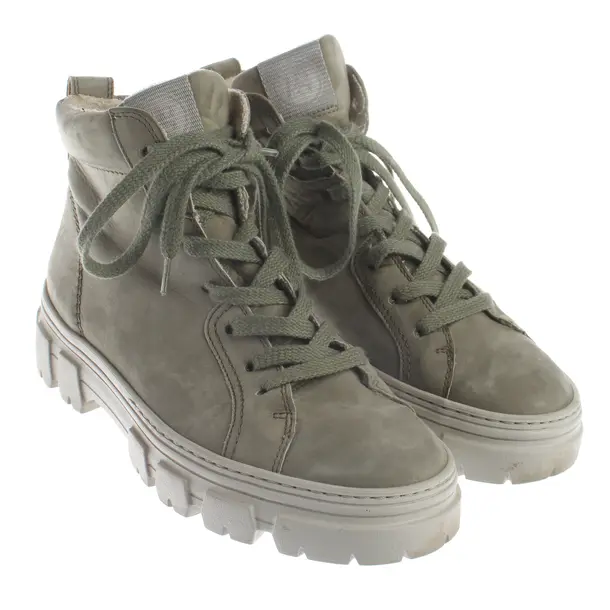 High-Top Sneakers, in Olive Green, Paul Green