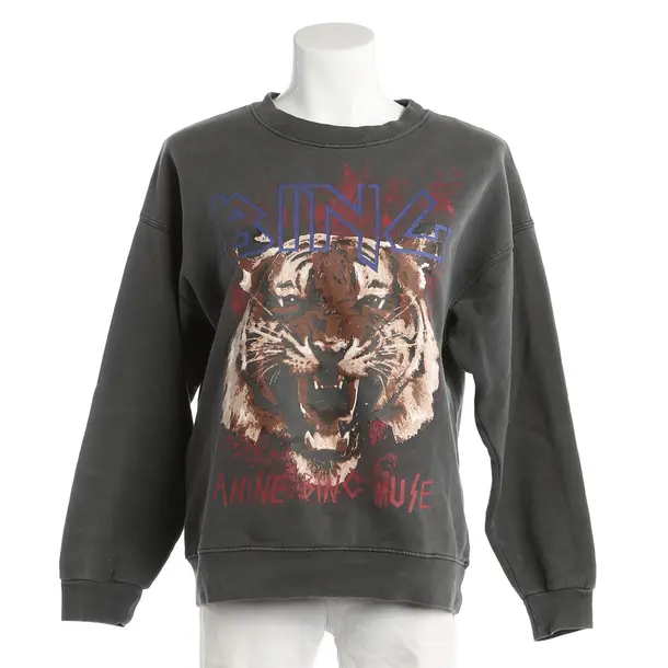 Sweatshirt, in Grau, Baumwolle, Anine Bing