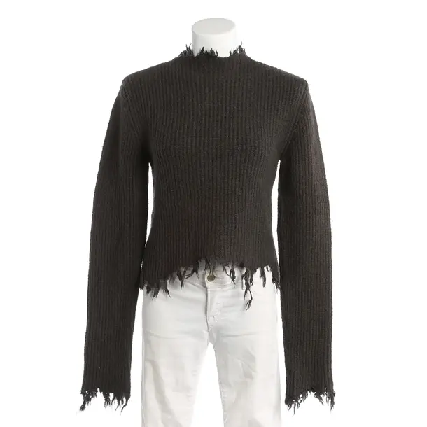 Pullover, in Dunkelgrau, Baumwolle, Balenciaga