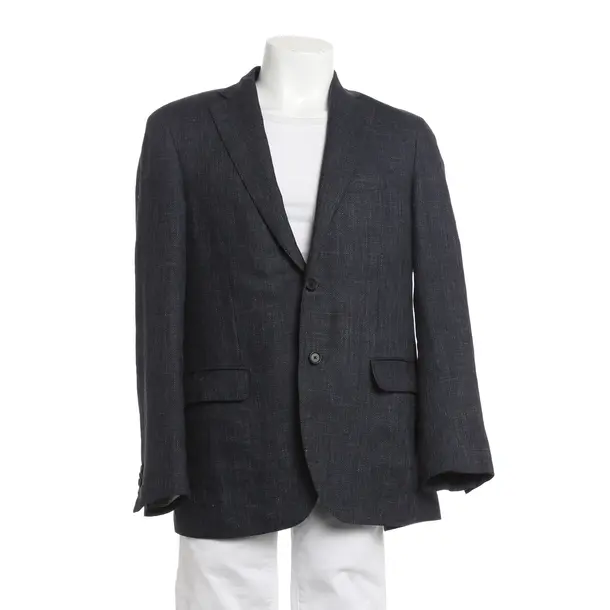 Blazer, in Navy, Linen, Caruso
