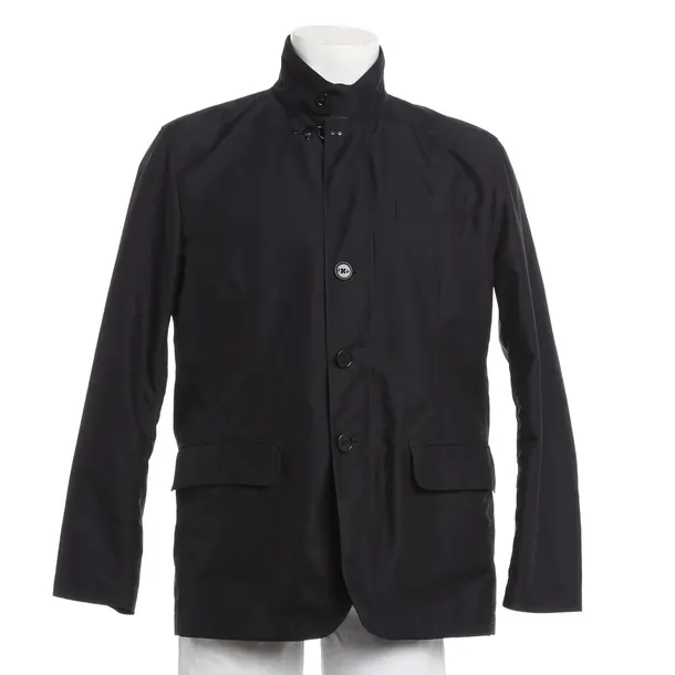 Mid-Season Jacket, in Navy, Polyester, Fay