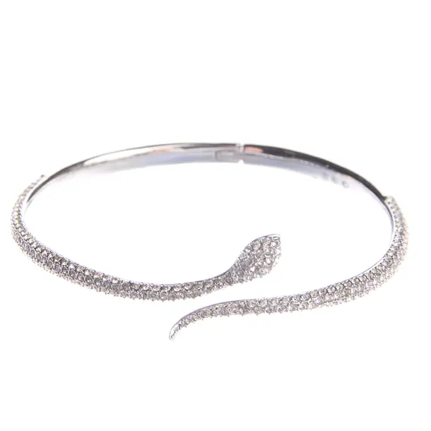 Bracelet, in Silver, Metal (metallic, metallized), Swarovski