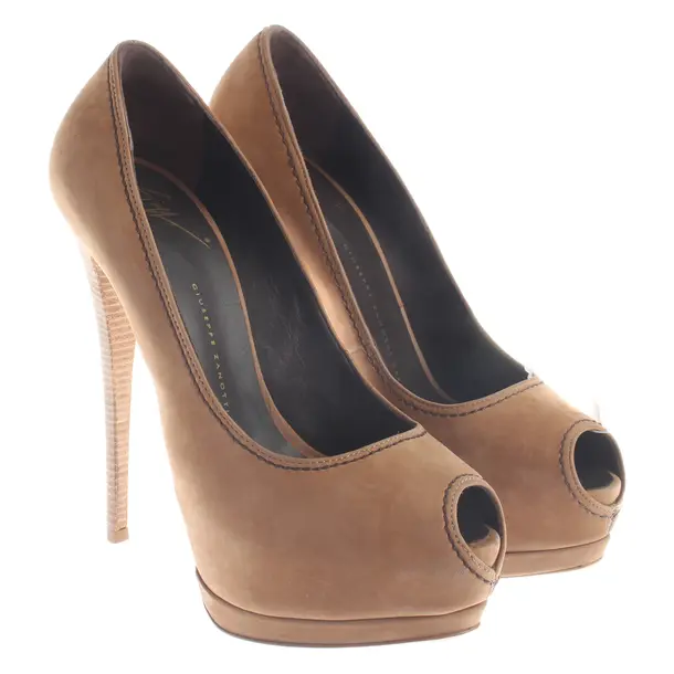 Peeptoes, in Hellbraun, Giuseppe Zanotti