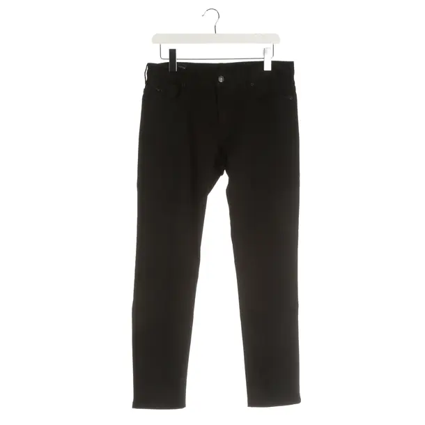 Pants, in Black, Cotton, Emporio Armani