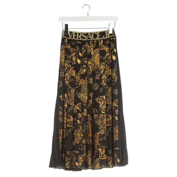 Skirt, in Black, Polyester, Versace Jeans Couture
