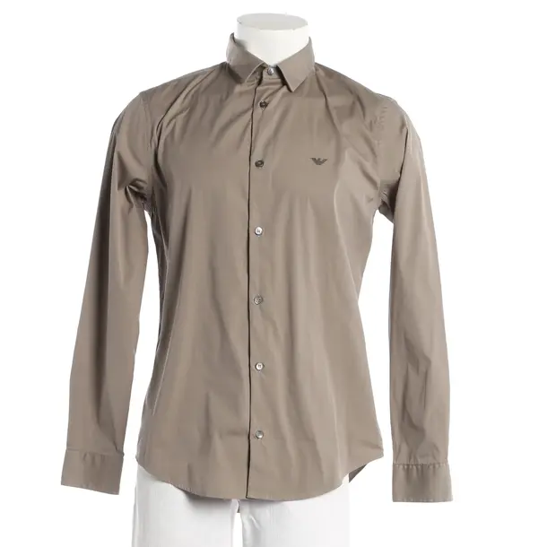 Blouse, in Brown, Cotton, Emporio Armani
