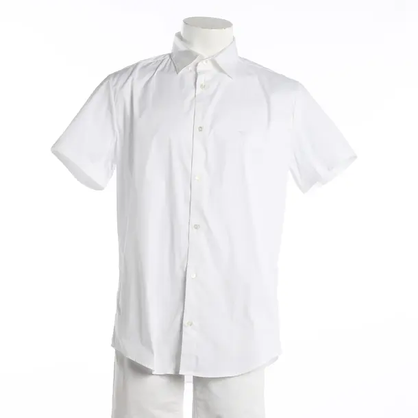 Shirt, in White, Cotton, Emporio Armani