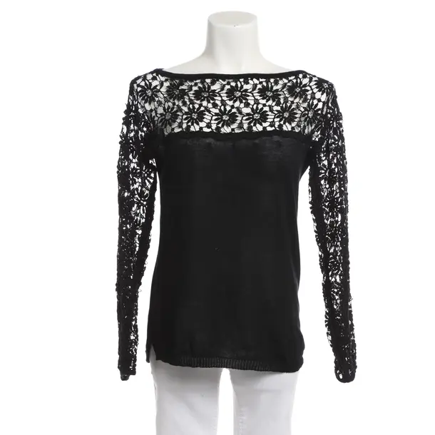 Longsleeve, in Schwarz, Baumwolle, Twin Set