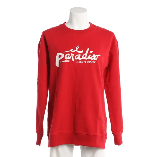 Sweatshirt, in Rot, Baumwolle, Juvia