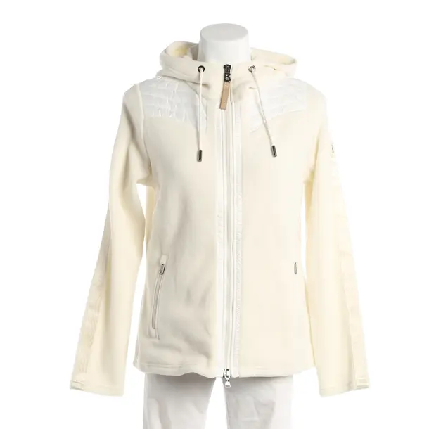 Zip-up Hoodie, in Cream, Polyester, Bogner