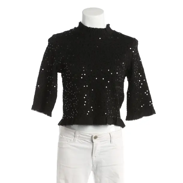 Blouse, in Black, Viscose, Sandro