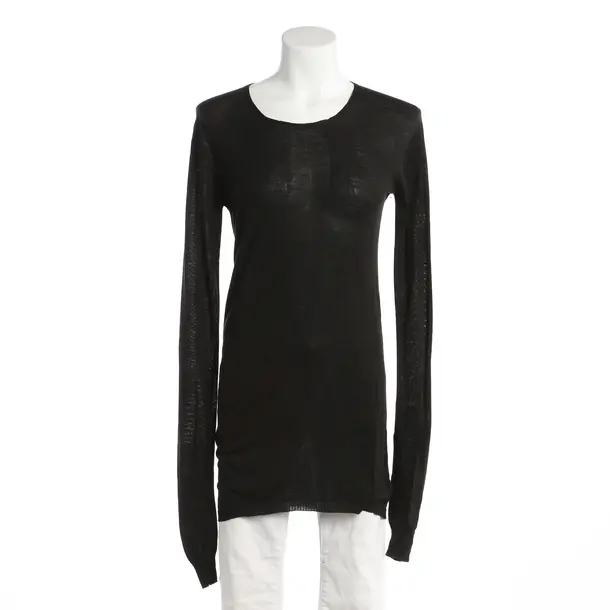 Long Sleeve Shirt, in Black, Cotton, Rick Owens
