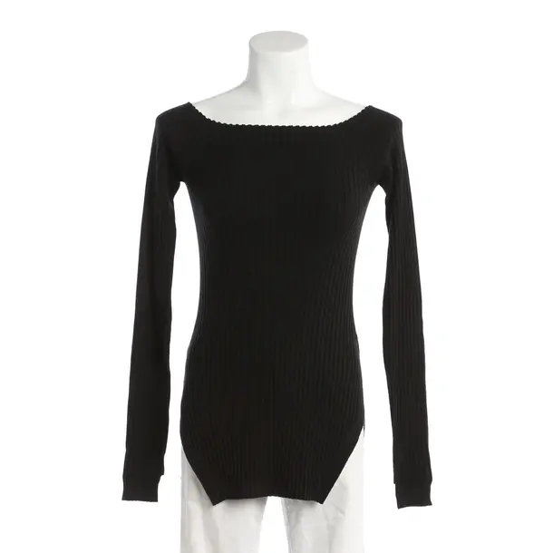 Long Sleeve Shirt, in Black, Silk, Helmut Lang