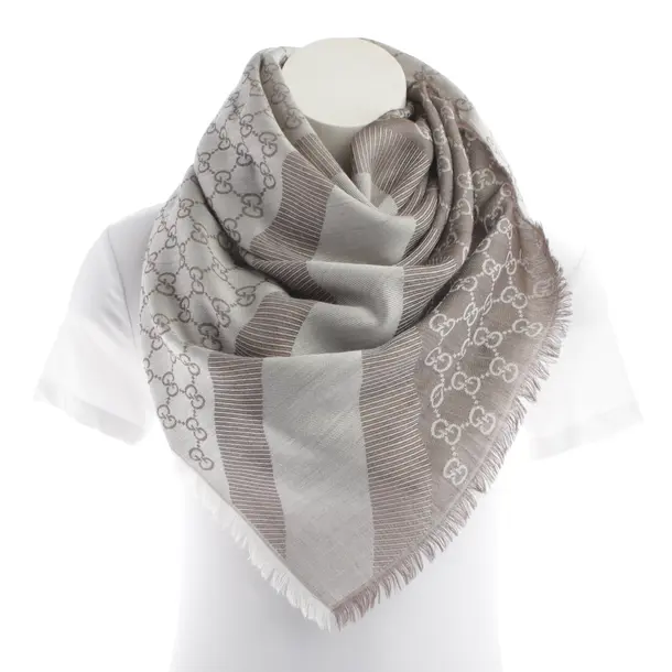 Shawl, in Brown, Wool, Gucci