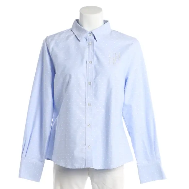 Blouse, in Light Blue, Cotton, Carolina Herrera