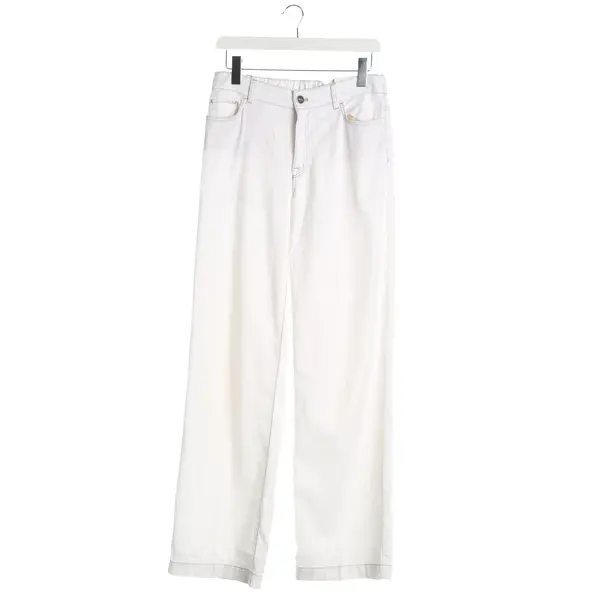 Pants, in White, Linen, Marc Cain Sports