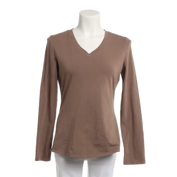 Longsleeve, in Braun, Baumwolle, FFC