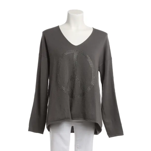 Pullover, in Grau, Kaschmir, Rosa von Schmaus