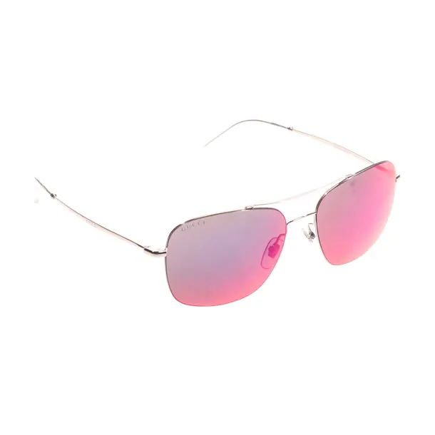 Sunglasses, in Silver, Synthetic / Metal, Gucci