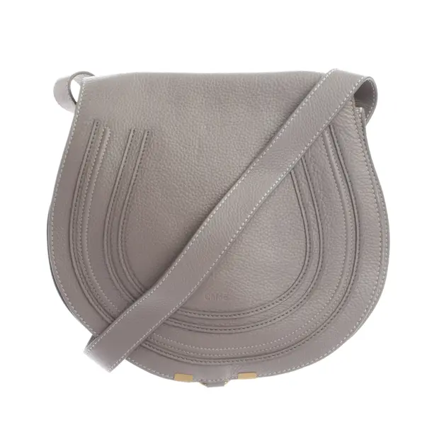 Shoulder Bag, in Gray, Leather, Chloé