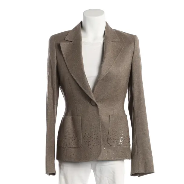Blazer, in Braun, Wolle, Escada