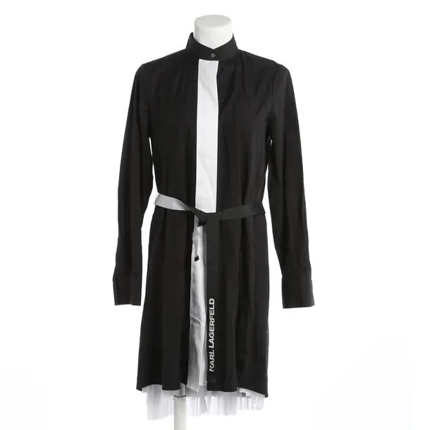 Dress, in Black, Cotton, Karl Lagerfeld