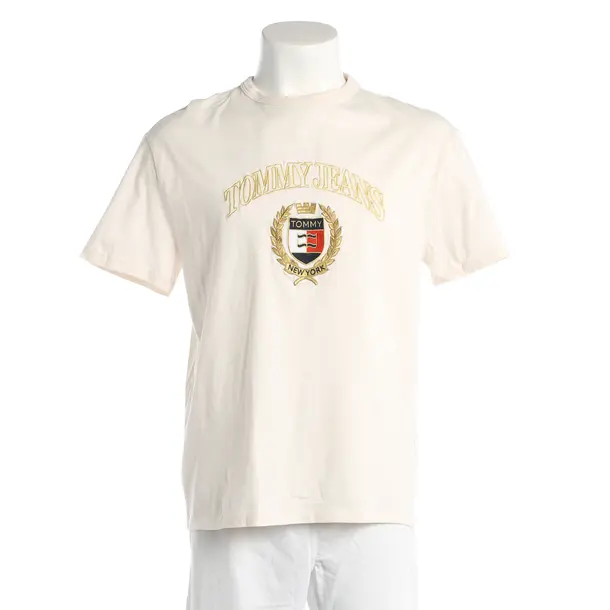 T-Shirt, in Cream, Cotton, Tommy Hilfiger
