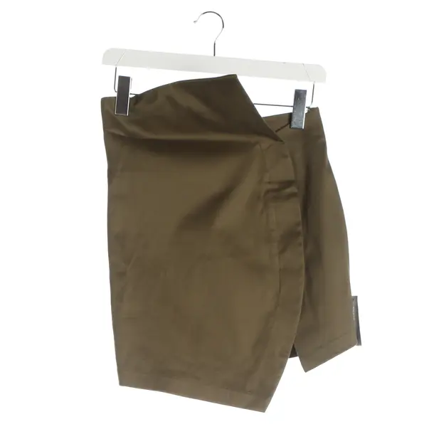 Skirt, in Green, Cotton, The Attico