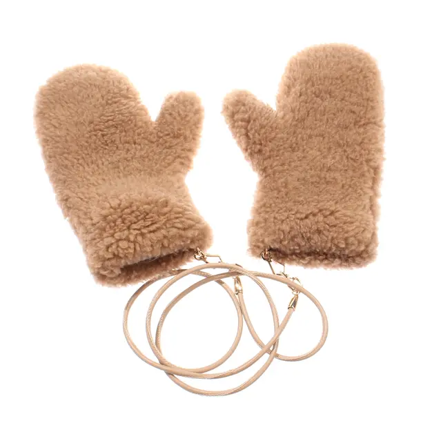 Mittens, in Brown, Wool, Max Mara