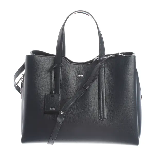 Handbag, in Navy, Leather, Hugo Boss