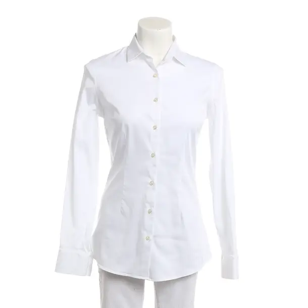 Bluse, in Weiß, Baumwolle, Soluzione