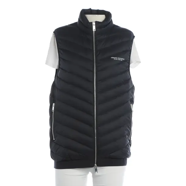 Vest, in Navy, Polyimide, Armani Exchange