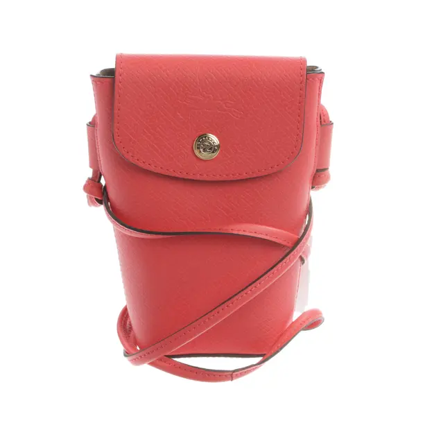 Crossbody-Handyhülle, in Hellrot, Leder, Longchamp