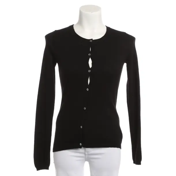 Cardigan, in Black, Cashmere, FTC Cashmere