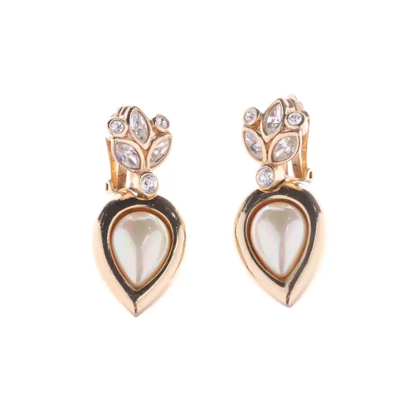 Earrings, in Gold, Metal (metallic, metallized), Dior