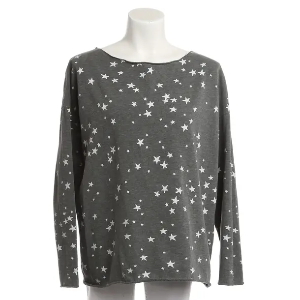 Sweatshirt, in Grau, Baumwolle, Juvia