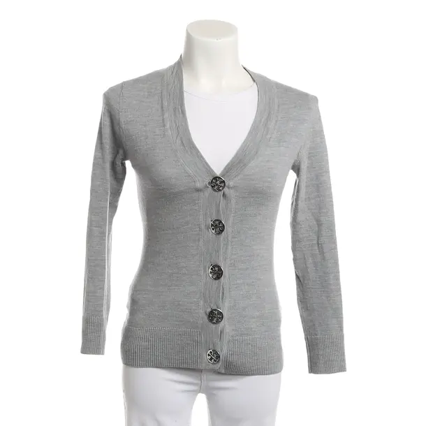 Strickjacke, in Grau, Wolle, Tory Burch