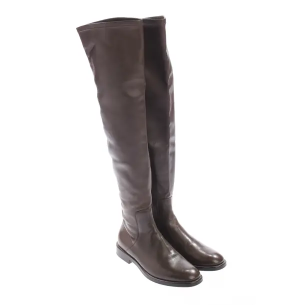 Stiefel, in Dunkelbraun, Brunello Cucinelli