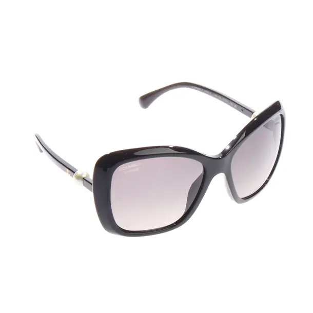 Sonnenbrille, in Schwarz, Kunststoff, Chanel