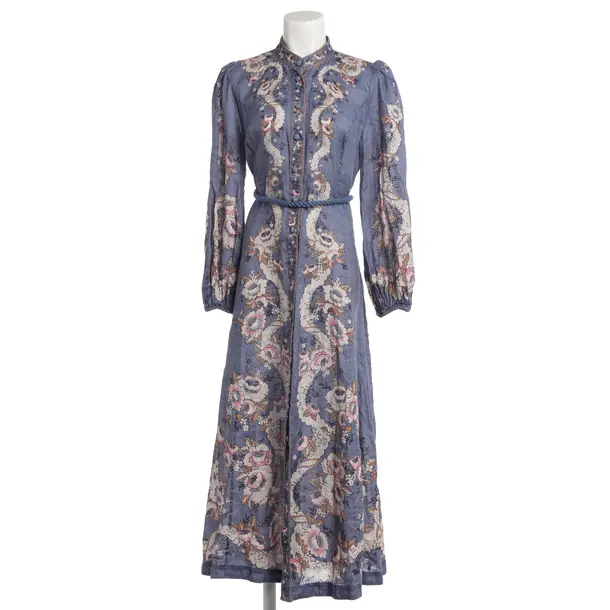 Dress, in Multicolored, Linen, Zimmermann