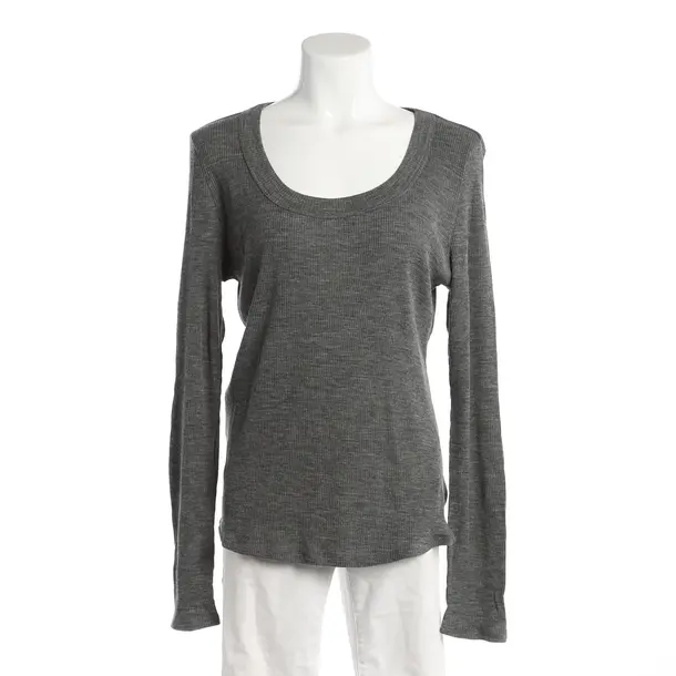 Longsleeve, in Grau, Wolle, Dorothee Schumacher