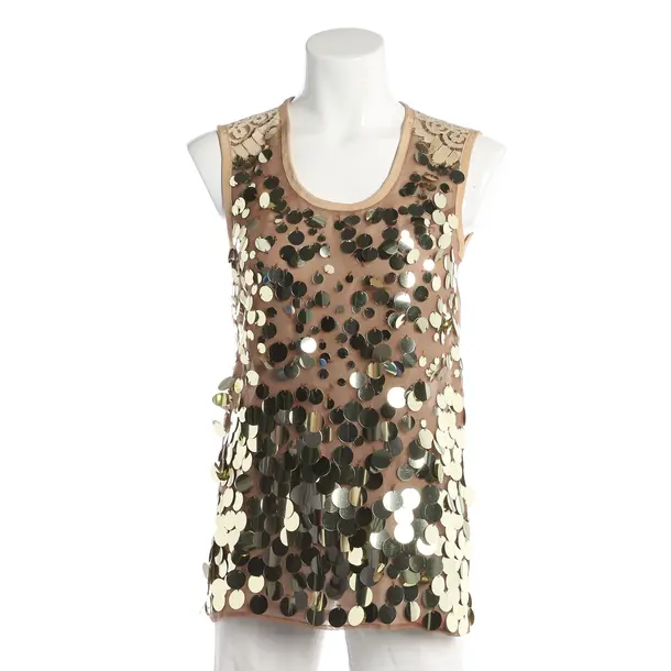 Top, in Braun, Polyester, Twin Set