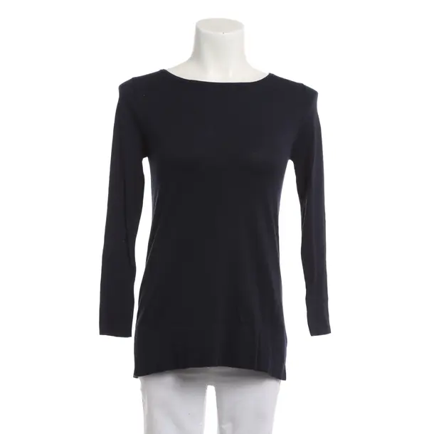 Long Sleeve Shirt, in Blue, Cotton, Max Mara