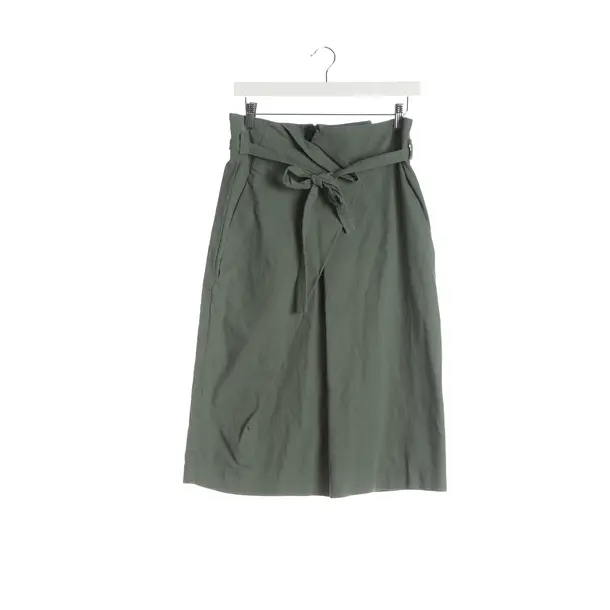 Skirt, in Green, Cotton, Odeeh